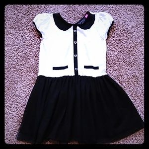 Black and white dress